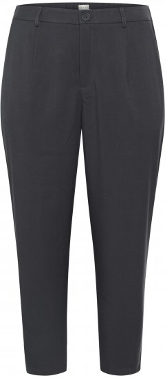 Kaffe Curve Merla Kelnės Juoda Oyster - Džinsai & Kelnės Didelėse Dydžiuose – Plus Size - 