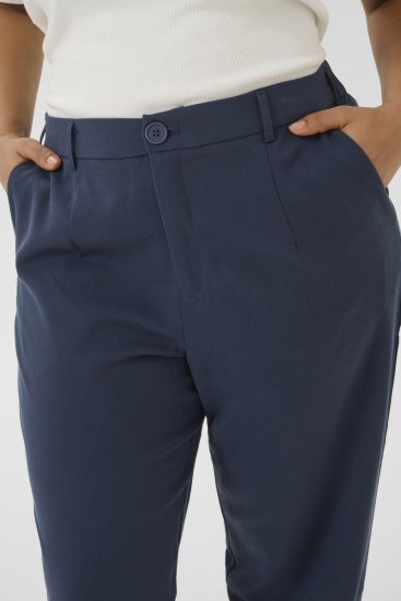 Kaffe Curve Merla Kelnės Vidurnakčio jūrinė mėlyna - Džinsai & Kelnės Didelėse Dydžiuose – Plus Size - 