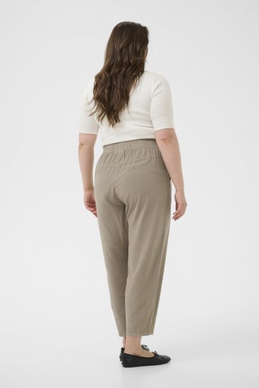 Kaffe Curve Nana Barrel Pants Brindle - Medžiaginės kelnės - 