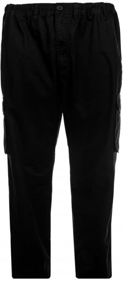 Espionage TR052 Cargo Trousers Black - Didelių dydžių Cargo stiliaus kelnės vyrams - Didelių dydžių Cargo stiliaus kelnės vyrams