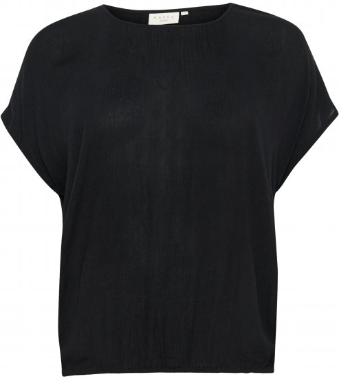 Kaffe Curve Ami Stanley Trumpomis rankovėmis Gili juoda - Marškinėliai - 