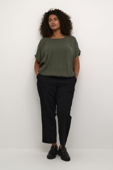 Kaffe Curve Ami Stanley Trumpomis rankovėmis Miško naktis - Marškinėliai - 