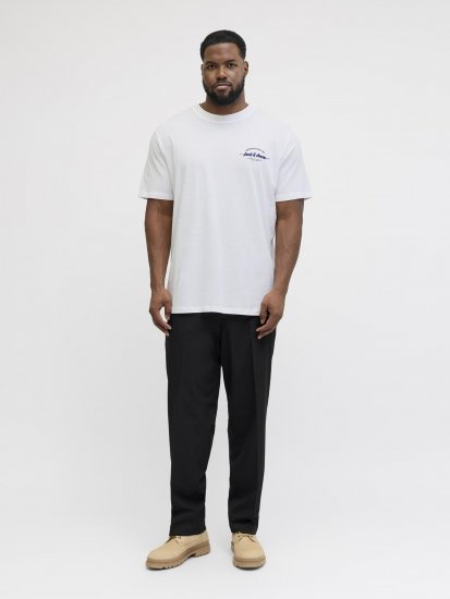 Jack & Jones Brandon T-Shirt White - Marškinėliai - Marškinėliai - 2XL-14XL