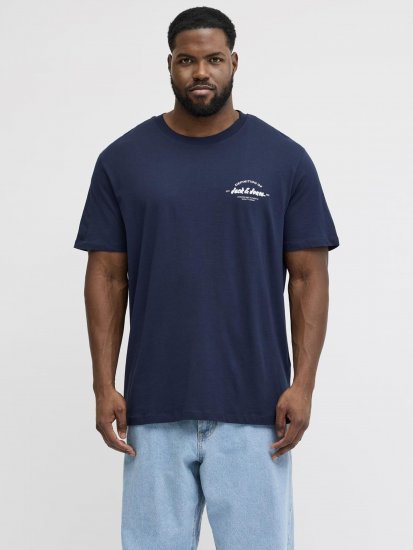 Jack & Jones Brandon T-Shirt Blue - Marškinėliai - Marškinėliai - 2XL-14XL