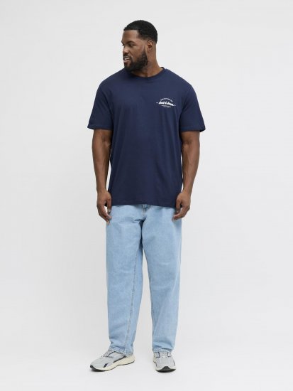 Jack & Jones Brandon T-Shirt Blue - Marškinėliai - Marškinėliai - 2XL-14XL