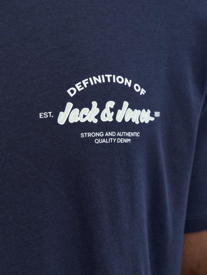 Jack & Jones Brandon T-Shirt Blue - Marškinėliai - Marškinėliai - 2XL-14XL