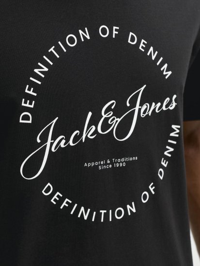 Jack & Jones Grayson Marškinėliai Juoda - Marškinėliai - Marškinėliai - 2XL-14XL