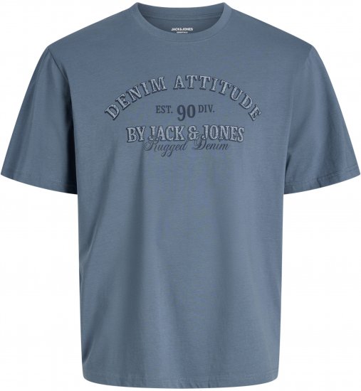 Jack & Jones Edenver T-Shirt Blue - Marškinėliai - Marškinėliai - 2XL-14XL