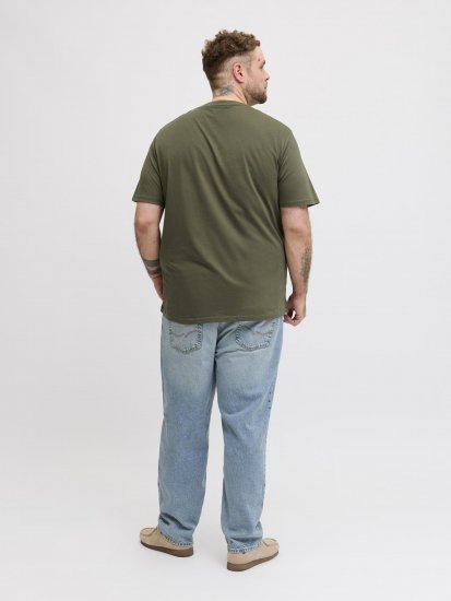 Jack & Jones Edenver T-Shirt Khaki - Marškinėliai - Marškinėliai - 2XL-14XL