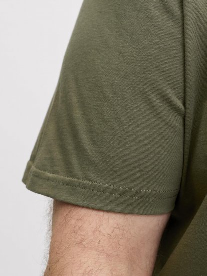 Jack & Jones Edenver T-Shirt Khaki - Marškinėliai - Marškinėliai - 2XL-14XL