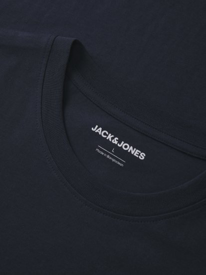 Jack & Jones King Crew Neck T-Shirt Navy - Didelių vyrų marškinėliai su spaudiniais - Didelių vyrų marškinėliai su spaudiniais