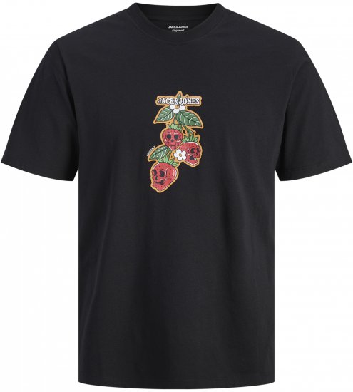 Jack & Jones Catskills Marškinėliai Juodi - Marškinėliai - Marškinėliai - 2XL-14XL