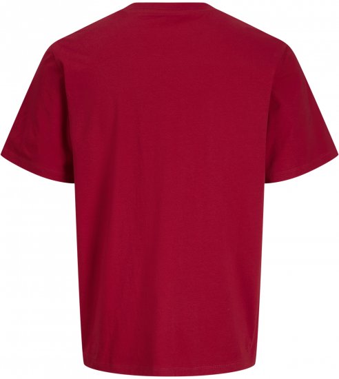 Jack & Jones Catskills Marškinėliai Raudoni - Marškinėliai - Marškinėliai - 2XL-14XL