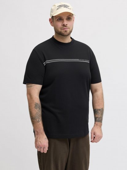 Jack & Jones Cofusion T-Shirt Black - Marškinėliai - Marškinėliai - 2XL-14XL