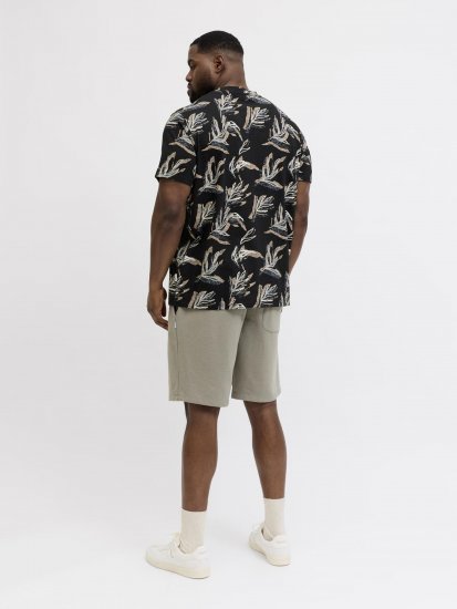 Jack & Jones Montauk T-Shirt Black - Marškinėliai - Marškinėliai - 2XL-14XL