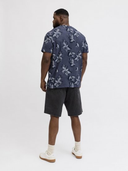 Jack & Jones Montauk T-Shirt Blue - Marškinėliai - Marškinėliai - 2XL-14XL