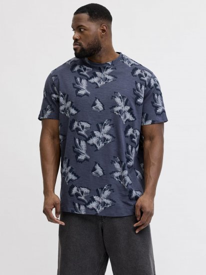 Jack & Jones Montauk T-Shirt Blue - Marškinėliai - Marškinėliai - 2XL-14XL