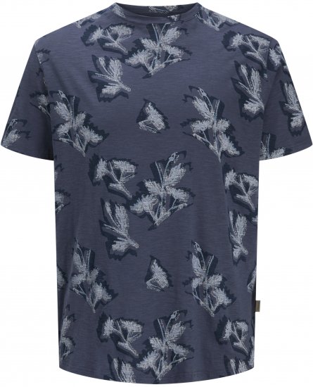 Jack & Jones Montauk T-Shirt Blue - Marškinėliai - Marškinėliai - 2XL-14XL