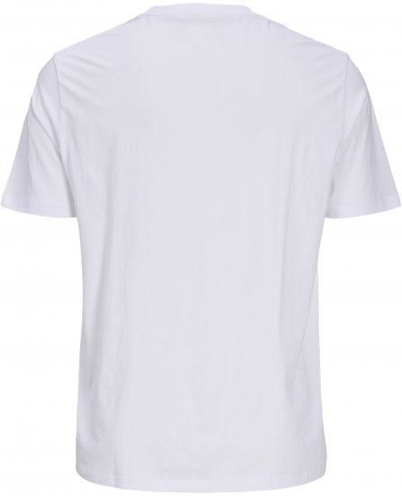 Jack & Jones Blaneo Short Sleeve T-Shirt White - Marškinėliai - Marškinėliai - 2XL-14XL
