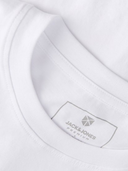 Jack & Jones Blaneo Short Sleeve T-Shirt White - Marškinėliai - Marškinėliai - 2XL-14XL