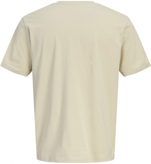 Jack & Jones Blaneo Short Sleeve T-shirt Beige - Marškinėliai - Marškinėliai - 2XL-14XL