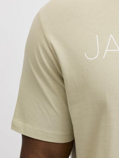 Jack & Jones Blaneo Short Sleeve T-shirt Beige - Marškinėliai - Marškinėliai - 2XL-14XL