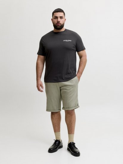 Jack & Jones Oscar T-Shirt Black - Didelių vyrų marškinėliai su spaudiniais - Didelių vyrų marškinėliai su spaudiniais