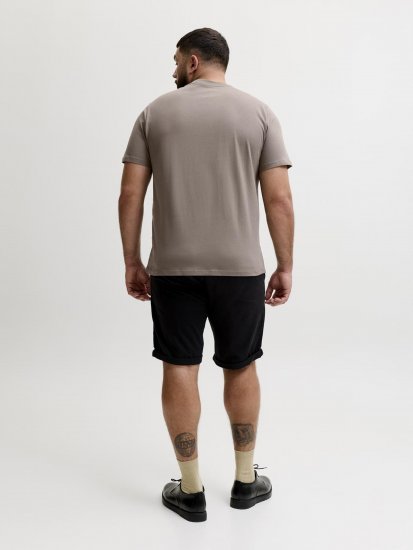 Jack & Jones Oscar T-Shirt Grey - Didelių vyrų marškinėliai su spaudiniais - Didelių vyrų marškinėliai su spaudiniais