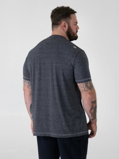 D555 Moyles Newport Beach Woody Car Printed T-Shirt Navy Twist - Didelių vyrų marškinėliai su spaudiniais - Didelių vyrų marškinėliai su spaudiniais