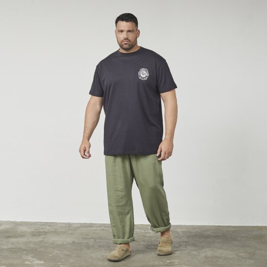 North Latitude 61122 Marškinėliai Su Spauda Juoda - Marškinėliai - Marškinėliai - 2XL-14XL