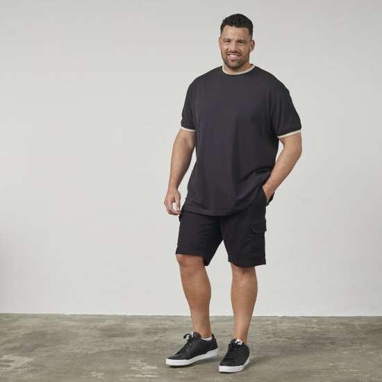 North Latitude 61125 Superflex Piqué Marškinėliai Juoda - Marškinėliai - Marškinėliai - 2XL-14XL