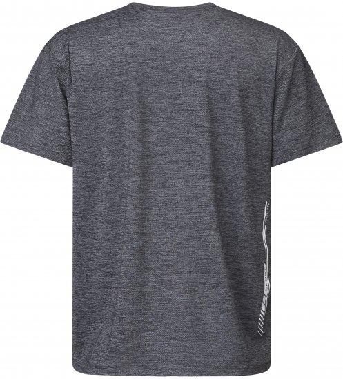 North Latitude 61160 Cool Effect Marškinėliai Trumpomis Rankovėmis Tamsiai/Šviesiai Pilka Melanžinė - Marškinėliai - Marškinėliai - 2XL-14XL
