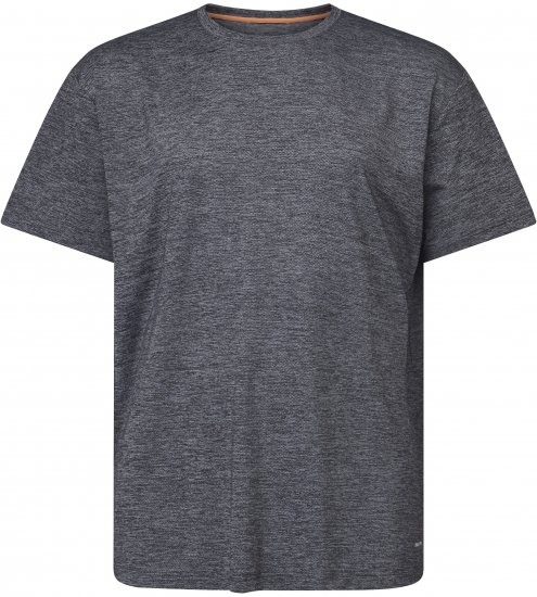 North Latitude 61160 Cool Effect Marškinėliai Trumpomis Rankovėmis Tamsiai/Šviesiai Pilka Melanžinė - Marškinėliai - Marškinėliai - 2XL-14XL
