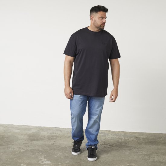 North Latitude 61165 Marškinėliai Su Spauda Ant Nugaros Juoda - Marškinėliai - Marškinėliai - 2XL-14XL