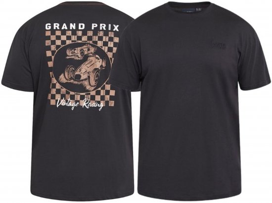 North Latitude 61165 Marškinėliai Su Spauda Ant Nugaros Juoda - Marškinėliai - Marškinėliai - 2XL-14XL