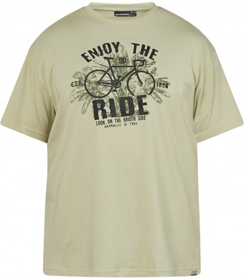 North Latitude 61315 Marškinėliai Su Spauda Šviesi Dulkėta Žalia - Marškinėliai - Marškinėliai - 2XL-14XL