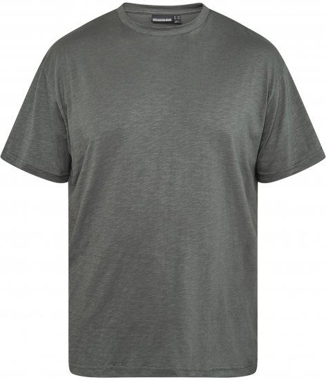 North Latitude 61317 Marškinėliai Slub Su Spauda Ant Nugaros Tamsi Dulkėta Žalia - Marškinėliai - Marškinėliai - 2XL-14XL