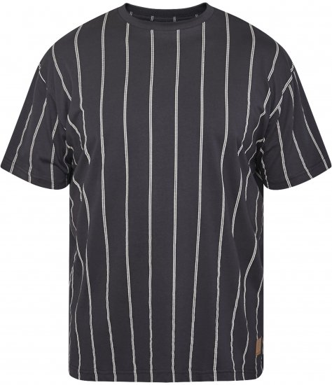 North Latitude 61319 Dryžuoti Marškinėliai Juoda - Marškinėliai - Marškinėliai - 2XL-14XL