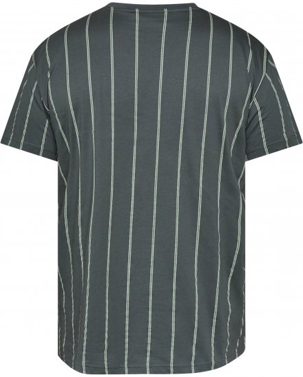 North Latitude 61319 Dryžuoti Marškinėliai Tamsi Dulkėta Žalia - Marškinėliai - Marškinėliai - 2XL-14XL