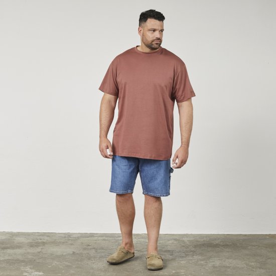 North Latitude 61320 Marškinėliai Su Spauda Ant Nugaros Konjako Ruda - Marškinėliai - Marškinėliai - 2XL-14XL