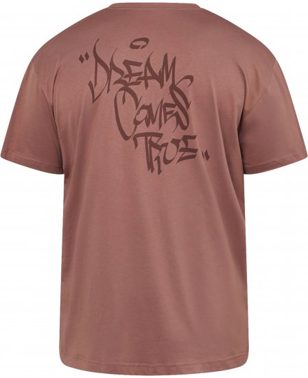 North Latitude 61320 Marškinėliai Su Spauda Ant Nugaros Konjako Ruda - Marškinėliai - Marškinėliai - 2XL-14XL
