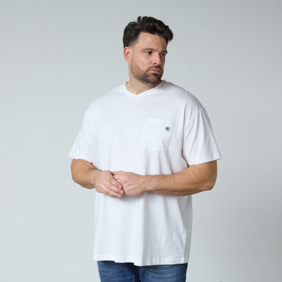 North Latitude 61322 Marškinėliai Su V Iškirpte Balta - Marškinėliai - Marškinėliai - 2XL-14XL