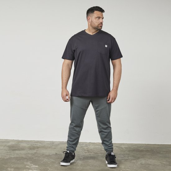North Latitude 61322 Marškinėliai Su V Iškirpte Juoda - Marškinėliai - Marškinėliai - 2XL-14XL