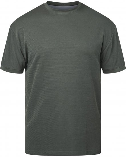 North Latitude 61324 Marškinėliai Su Struktūra Tamsi Dulkėta Žalia - Marškinėliai - Marškinėliai - 2XL-14XL