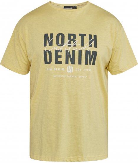 North Latitude 61335 Marškinėliai Slub Su Spauda Kukurūzų - Marškinėliai - Marškinėliai - 2XL-14XL