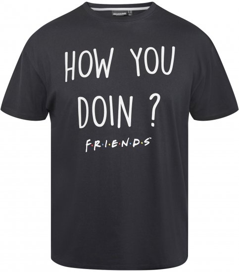 North Latitude 61353 FRIENDS Marškinėliai Juoda - Marškinėliai - Marškinėliai - 2XL-14XL