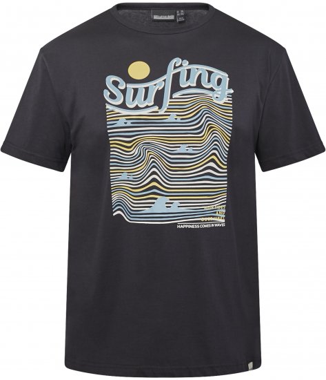 North Latitude 61359 Marškinėliai Su Spauda Juoda - Marškinėliai - Marškinėliai - 2XL-14XL