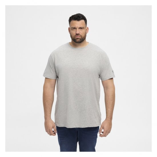 North Latitude T-Shirt O-Neck Grey Melange - Marškinėliai - Marškinėliai - 2XL-14XL
