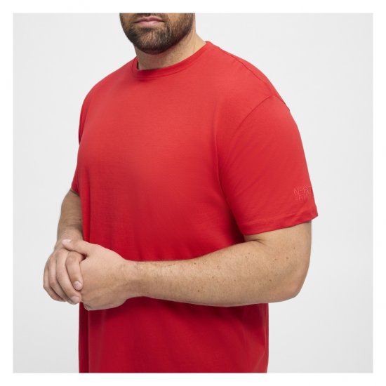North Latitude T-Shirt O-Neck Red - Marškinėliai - Marškinėliai - 2XL-14XL
