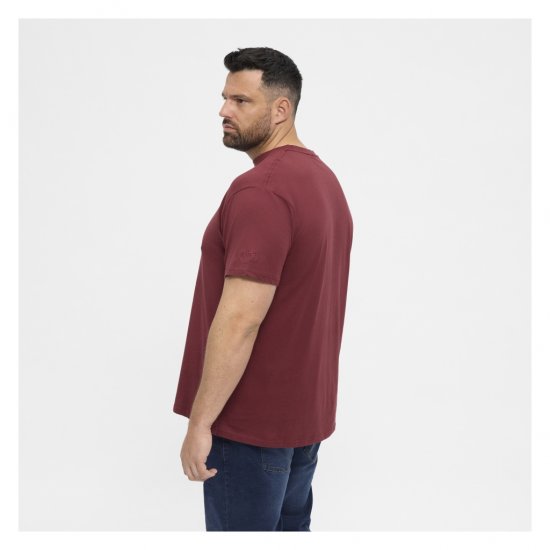 North Latitude T-Shirt O-Neck Bordeaux - Marškinėliai - Marškinėliai - 2XL-14XL